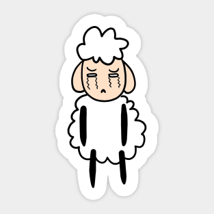 cute little sheep Sticker